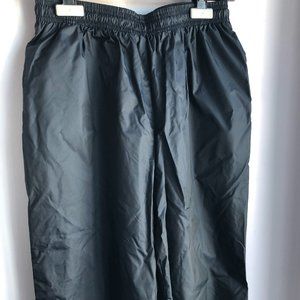 Thrifted navy track pants